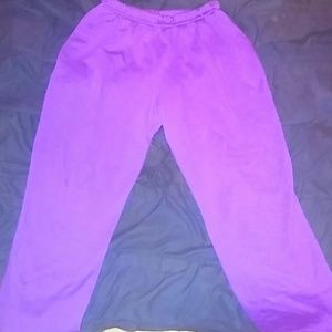 Purple teen jogging pants